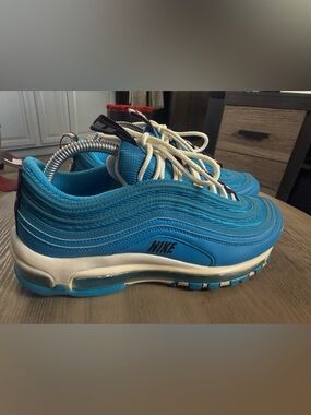 Nike  AirMax 97 Overbranded Blue Hero Sneakers Men’s 7.5